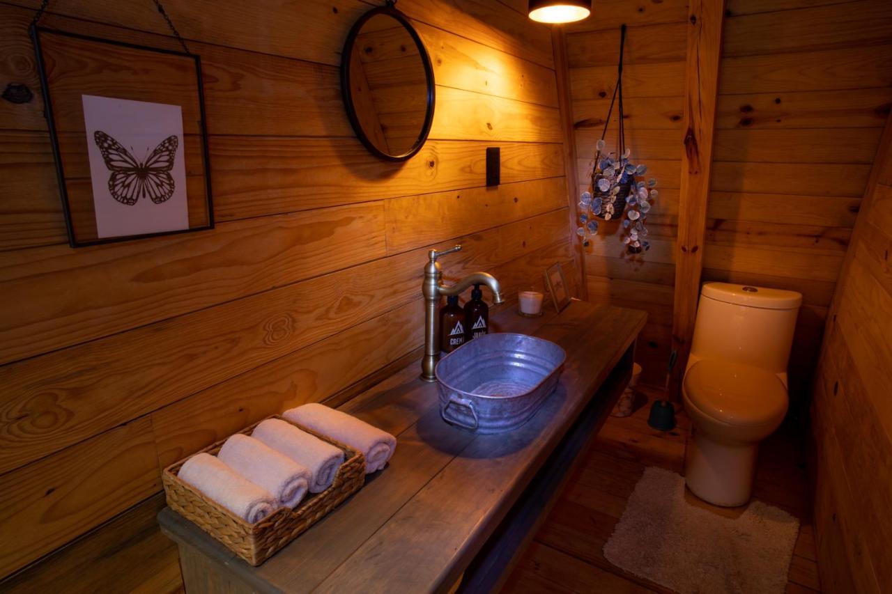 Cabanas Chalets Piedra Alta Zacatlan Камотепек Экстерьер фото