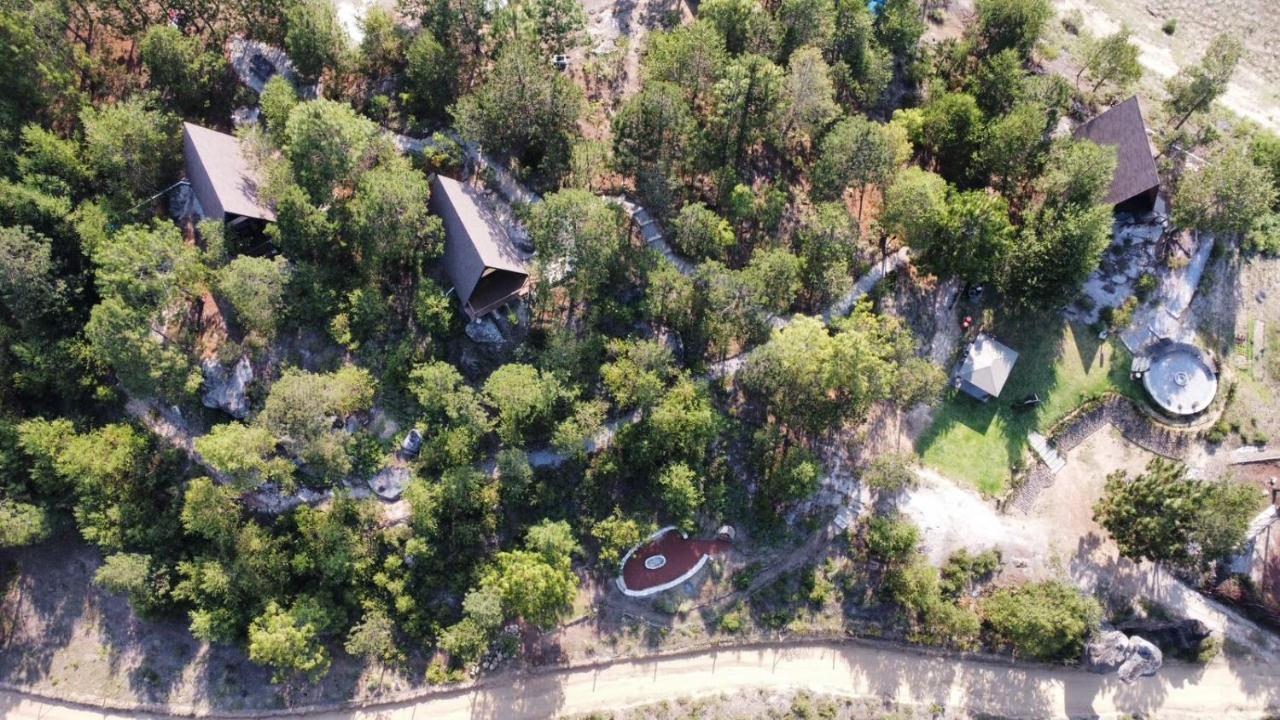 Cabanas Chalets Piedra Alta Zacatlan Камотепек Экстерьер фото
